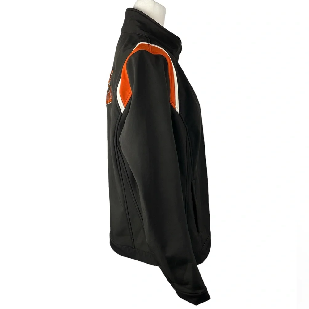 Harley Davidson Full Zip Motorcycle Riding Jacket Womens Size large embroidered - Picture 3 of 10